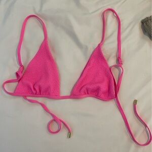Monday swimwear Hot Pink Bikini Top